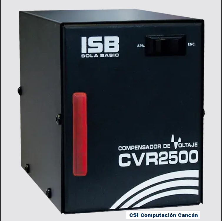 Regulador Sola Basic CVR2500 en Cancún