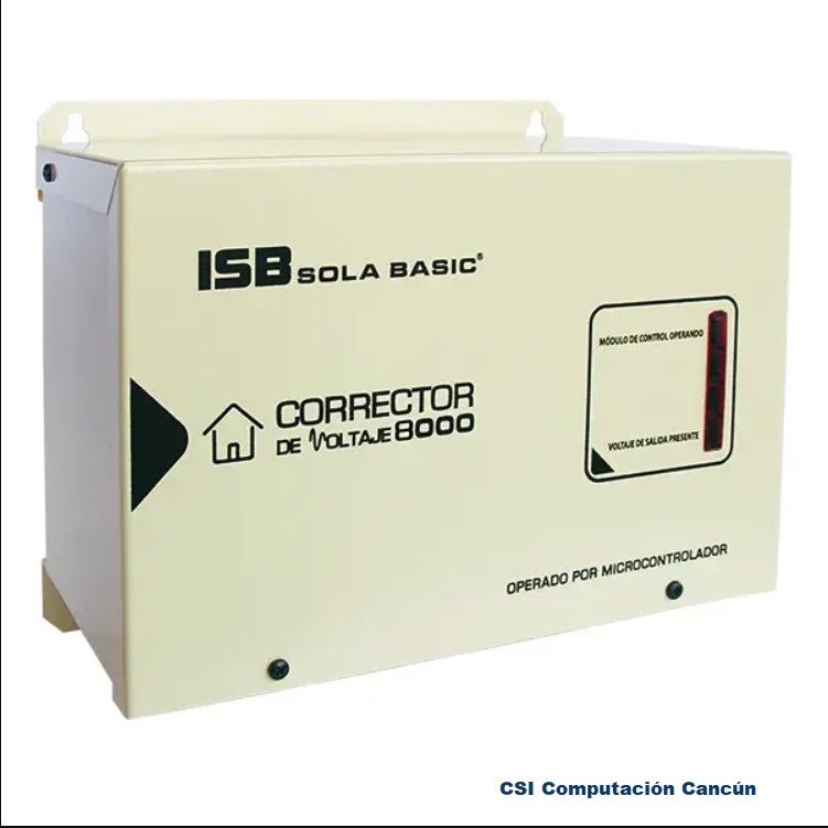 Corrector de voltaje 8000 VA Sola Basic